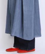 スモッキングコットンリネン　ワンピース