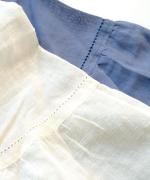 スモッキングコットンリネン　ワンピース