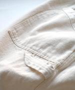 9.5ozコットンリネンデニム　ワイドテーパードパンツ