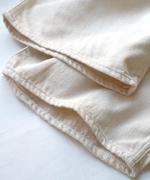 9.5ozコットンリネンデニム　ワイドテーパードパンツ