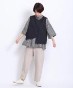 リネンコットンキャンバス　2wayベスト