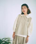 リネンコットンキャンバス　2wayベスト