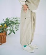 リネンコットンキャンバス　パンツ