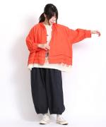 リネンコットンキャンバス　パンツ