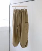 リネンコットンキャンバス　パンツ