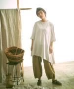 リネンコットンキャンバス　パンツ