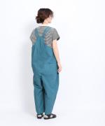 コットンリネンタイプライターファナージュ　サロペット