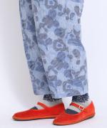 花柄プリント　パンツ