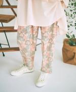 花柄プリント　パンツ