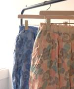 花柄プリント　パンツ