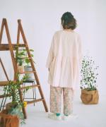 花柄プリント　パンツ