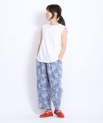 花柄プリント　パンツ