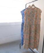 花柄プリント　オールインワン