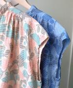 花柄プリント　オールインワン