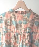 花柄プリント　オールインワン