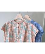 花柄プリント　オールインワン