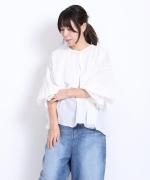 3Dフラワー刺繍ボイル　セットブラウス