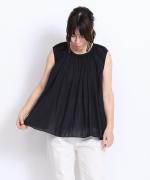 3Dフラワー刺繍ボイル　セットブラウス