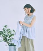 3Dフラワー刺繍ボイル　セットブラウス