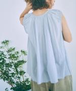 3Dフラワー刺繍ボイル　セットブラウス