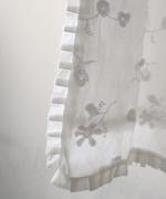 3Dフラワー刺繍ボイル　パンツ