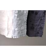 3Dフラワー刺繍ボイル　パンツ