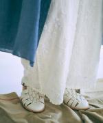 3Dフラワー刺繍ボイル　パンツ