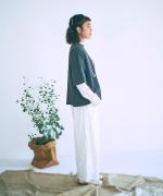 3Dフラワー刺繍ボイル　パンツ