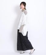 3Dフラワー刺繍ボイル　パンツ