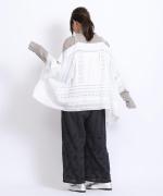 3Dフラワー刺繍ボイル　パンツ