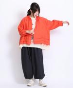 60リネンキャンバス　ブラウス