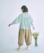 60リネンキャンバス　ブラウス