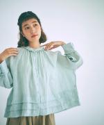 60リネンキャンバス　ブラウス