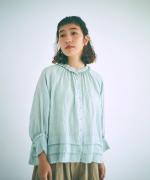 60リネンキャンバス　ブラウス