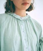 60リネンキャンバス　ブラウス