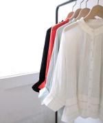 60リネンキャンバス　ブラウス