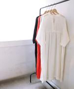 60リネンキャンバス　ワンピース