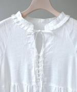 60リネンキャンバス　ワンピース