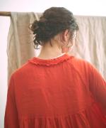 60リネンキャンバス　ワンピース