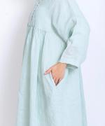 60リネンキャンバス　ワンピース