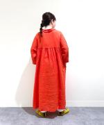 60リネンキャンバス　ワンピース