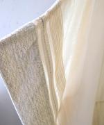 ステッチワークカディコットン　ポンチョブラウス