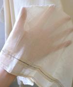 ステッチワークカディコットン　ポンチョブラウス