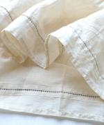 ステッチワークカディコットン　ポンチョブラウス