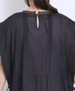 ステッチワークカディコットン　ワンピース