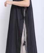 ステッチワークカディコットン　ワンピース