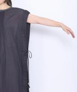 ステッチワークカディコットン　ワンピース