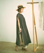 ステッチワークカディコットン　ワンピース