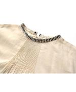 ステッチワークカディコットン　ワンピース