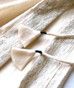 ステッチワークカディコットン　ワンピース